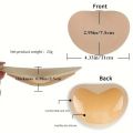 1Pair Silicone Bra Inserts Breast Pads Sticky Push-up Women Bra Cup Thicker Nipple Cover Patch Bikini Inserts for Swimsuit.