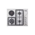Euro-Turkey 3 Gas Burner + 1 Electric Cooker Hob Stainless Steel. 