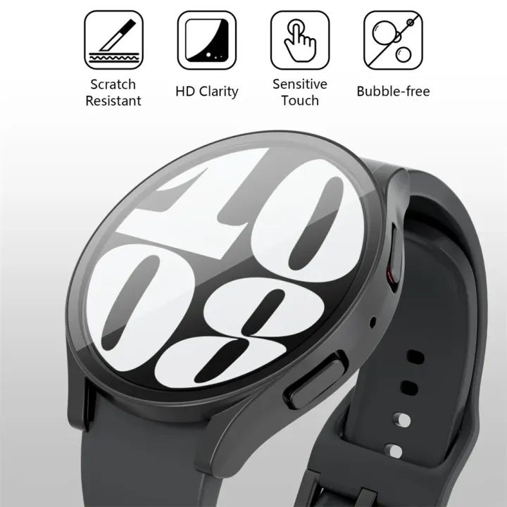 Tempered%20Glass+Case%20for%20Samsung%20Galaxy%20Watch%207/6/5/4%20cover%2044mm%2040mm%20Full%20PC%20bumper%20screen%20protector%20Galaxy%20watch%20FE%20Accessories%20-%20Image%205