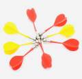 Set 3 Pcs Pack Of Magnetic Dart Flights/Arrows For Standard Board Game /High Quality. 
