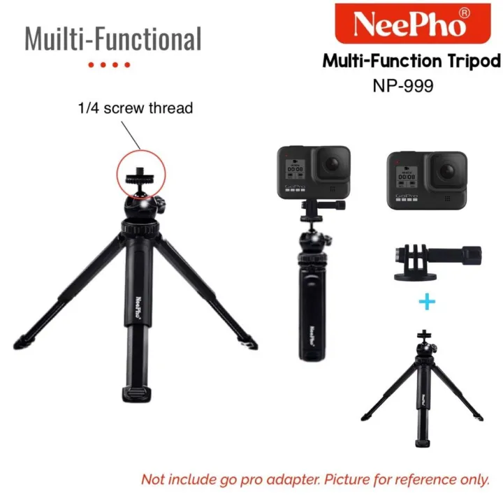 NeePho%20Np-999%20Tripod%20Multi%20Function%20Tripod%20Handheld%20Extendable%20Selfie%20Stick%20Tripod%20Stand%20fo%20-%20Image%205