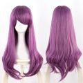 Rize Kamishiro Cosplay Wig Tokyo Ghoul Cosplay Long Wavy Purple Mixed Heat Resistant Synthetic Hair Anime Wigs.