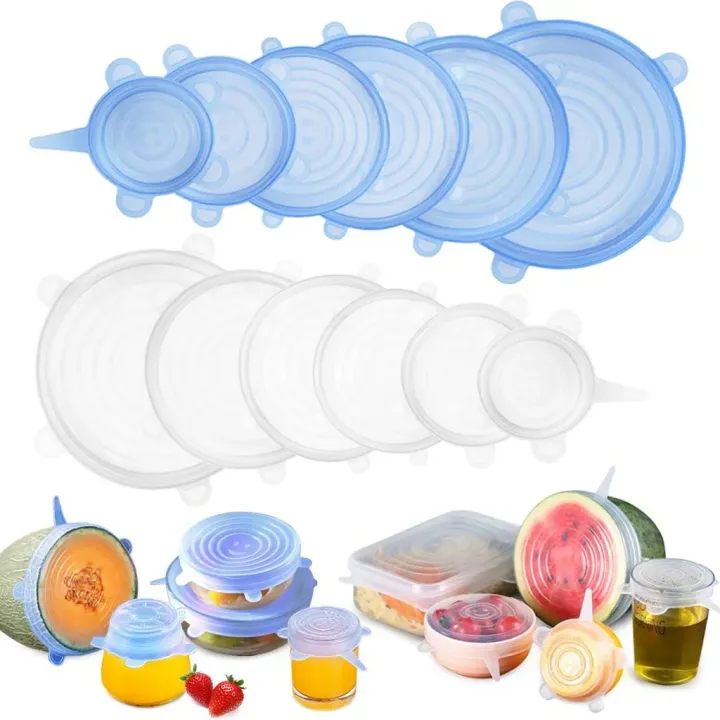 Kitchen%20Reusable%20Silicone%20Stretch%20Seal%20Lid%20Preservation%20Vacuum%20Food%20Storage%20Bowl%20Cover%206%20Pcs%20Set%20-%20Image%203