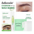 Lakerain Eyebrow Wax Wand Gentle Wax Formula Easy DIY Salon Long-lasting Smooth Hair Free Skin Eyebrow Facial Hair Removal Set. 