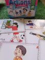Action Words Flash Cards. 