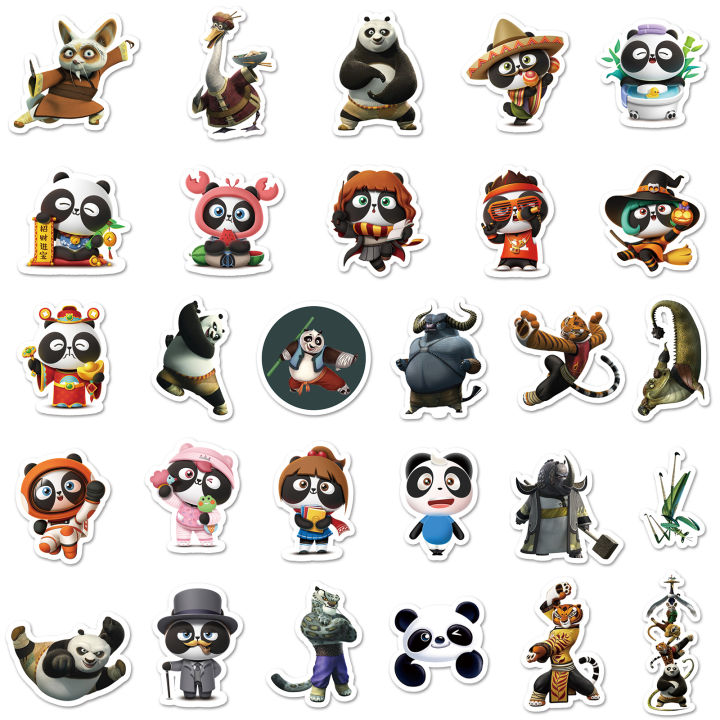 50%20Piece%20Kung%20Fu%20Panda%20Stickers%20Waterproof%20DIY%20For%20Phones%20Laptop%20Car%20Sticker%20Creative%20Home%20Decal%20-%20Image%203
