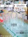 Crystal Clear Drinking Glass Set (6 Pieces) OLILA W018 - Glass - glass.