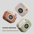 New AirPods Specials Edition Smart Digital Display Earbuds Blutooth Headphone High-Quality Berlin Sound Retro Camara Style Wareless Earbuds Q86.