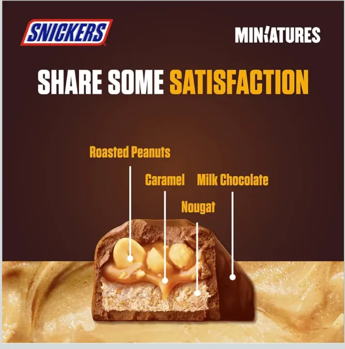 Snickers%20Miniature%20Chocolate%20150%20Gm%20(%20Pack%20of%201/2)%20-%20Image%205