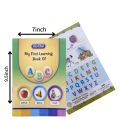 My first learning book, (1pcs) lamination book for kids, English, A,BC...,. 