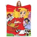 Candy Candy Manga Fleece Blankets Drama Adventure Custom Throw Blankets for Sofa Bedding Lounge. 