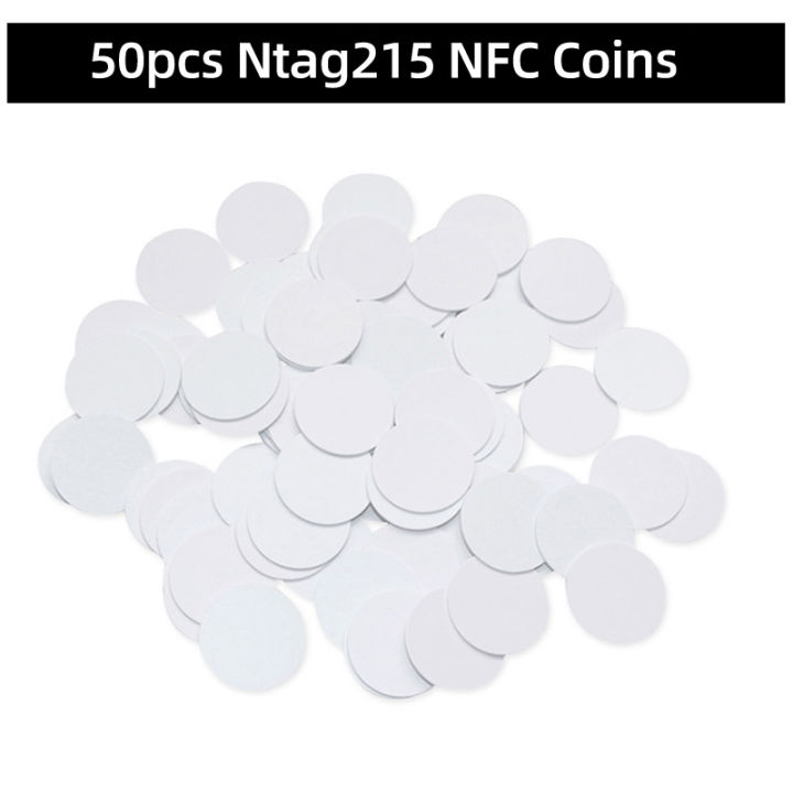 215 Labels 50/10/50pcs NFC Ntag215 Ntag213 216 213 Coin TAG Key 13.56MHz 215 Card ...