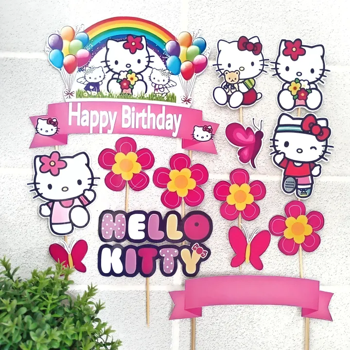 Hello%20Kitty%20Theme%20Printable%20Picture%20Cake%20Topper%20Pack%20for%20To%20Decorate%20the%20Cake%20-%20Image%207
