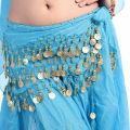 Belly dance oriental belly dance costumes Belt Women 140cm Sequins Tassels Chiffon Hip Scarf for Thailand India Arab dance Belts.