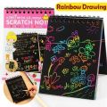 Rainbow Magic Scratch Book  Multicolor paper Scratch Note Book For Kids Colorfull Scratch Paper Book  Best Gift for Kids Activity. 