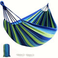 Single Wide Thick Canvas Hammock Outdoor Camping Backpackaging Leisure Swing Portable Hanging Bed Sleeping Swing Hammock. 