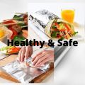 Aluminum foil Ultra-Thick Heavy Duty Household Aluminum Foil Roll - Heavy Duty Food Safe Foil Wrap - Best Kitchen Wraps & Baking need. 