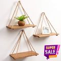 3 pcs Wall hanging Shelf Floating Hook Wall  Hanger Home Decore wall Decoration Items. 