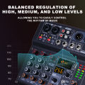 Sound card mixer mobile computer live broadcast network K song recording arranging suit belt USB reverberation 5V.