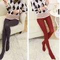 Thick Thermal Full Hosiery Winter Clothing Accessories Women's  Pantyhose Full Foot Tights Pants Fleece Leggings. 