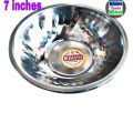 6 piece stainless steel bowl set (size 7 inches)stainless steel bowl  for kitchen and home... 
