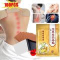50/100pcs Ginger Patch Self-Heating Natural Plant Extracts Heat Compresses To Relieve Discomfort Improve Fatigue Lower Back. 