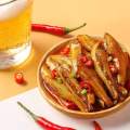 Dried Fish, Spicy Fish Chinese Snacks, 0.3 oz (10 g) x 08 Packs. 