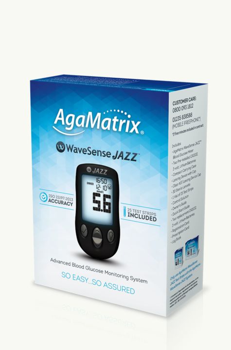 (M). Agamatrix Wavesense Jazz Blood Glucose Monitoring System