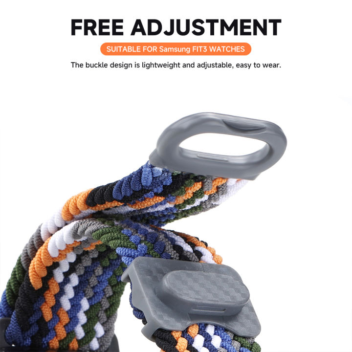 Braided%20Nylon%20For%20%20%20watch%20fit%203%20Strap%20smart%20watch%20accessories%20Wristband%20belt%20bracelet%20correa%20for%20%20fit3%20band%20-%20Image%204