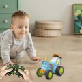 2024 New Crazy Jumping Car Toy - Remote Control Car with Headlights and Music, Fast Stunt RC Trucks, Double Sided Toy Train for Boys Girls. 