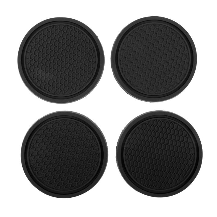 4Pcs Car Cup Holder Anti-Slip Insert Coaster Mat Interior Accessories Universal Car Auto Cup Holder