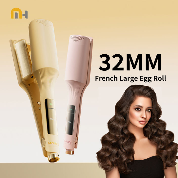 32mm%20Hair%20Wave%20Curling%20Iron%20Professional%20French%20Egg%20Roll%20Hair%20Curler%20Corrugated%20Wavy%20Styler%20Fast%20Heating%20Volumizing%20Styling%20Tool%20-%20Image%202