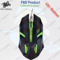 Usb Wired Opticle Computer Laser RGB Gaming Mouse 7 Color Changing Big Size. 