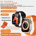 Smart Watch LCD Display 1.44 Inch Male Waterproof Smart Watch Female Monitor Health Tracking Watch Android IOS Sports. 
