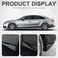 1 Pair Universal Black/Car Carbon Fiber Screen Car Bumper Spoiler Front Lip Anti-Collision For BMW Mercedes-Benz Toyota Audi. 