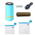 Handheld Mini Electric Wireless Food Vacuum Sealer for Kitchen Fresh Ingredient Storage Portable Space Saving Device.