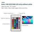 2M LED Strip Lights 60LEDs/m SMD2835 USB 5V RGB Tape With Remote Control Background Atmosphere Lighting Room Decor TV Backlight. 