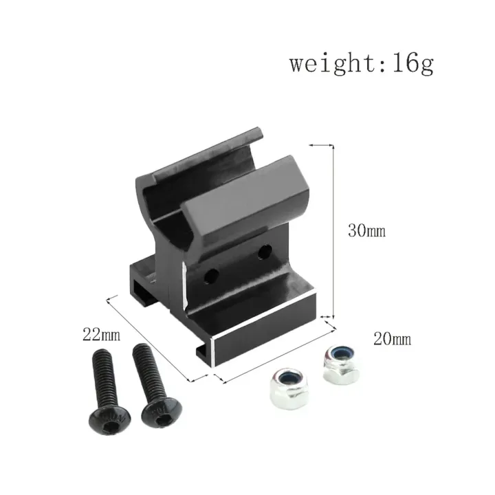 Metal%20TQi%20Transmitter%20Phone%20Mount%20Holder%20for%20Traxxas%20TRX4%20TRX6%20E-Revo%20Slash%20RUSTLER%20T-Maxx%20E-Maxx%20RC%20Car%20Upgrade%20Parts%20-%20Image%203