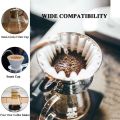 50/100pcsHand Brewed Drip Filter Coffee Filter Paper, Fits B75 Coffee Dripper & 1-2 Cups Wave Dripper Coffee Filter Papers.