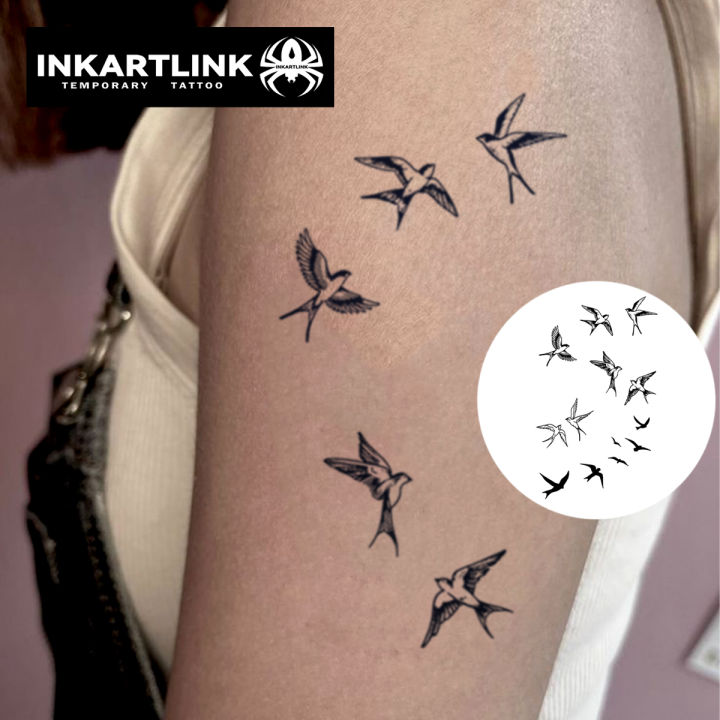 Flock%20of%20Birds%20temporary%20tattoo%20sticker,%20waterproof%20magic%20tattoo,%20lasts%20to%2015%20days%20fake%20tattoo,%20semi%20permanent%20tattoo.%20-%20Image%203