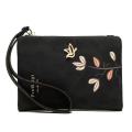New women's portable short wallet frosted retro cute cartoon printing hardware bird fashion versatile multi-functional student C. 