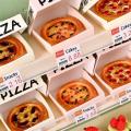 6/10 PCS Cute Dollhouse Miniature Simulated Kitchen Food Toy Pizza Model Home Decor Kid Play Toy Micro Landscape Ornaments .