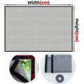 Customizable Size Mosquito Screen Anti-Insect Reusable Mosquito Nets Self-adhesive Black Anti-mosquito Window Screen for windows. 
