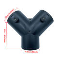 Vavle Flap Adjustable Air Vent Outlet Diesel Parking Heater Ducting 75mm Y Piece Duct Pipe Connector for Car Truck VAN Camper. 