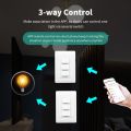 Manhot Smart Life Zigbee Smart Light Switch No Neutral Wire & NO Capacitor Required US  Wall Switches Tuya Alexa  Home lightify. 