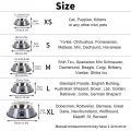 1PC Stainless Steel Pet Bowl Cat Bowl Dog Food Bowl Multi-Specification Anti-fall Food Bowl Food Bowl Feeding Pet Supplies. 