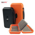 Waterproof Fly Fishing Box Black Tackle Lure Bait Fish hook Box ABS Plastic Fishing Accessory Tool Storage Box For fishing goods. 