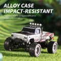 1/64 RC Car 2.4G Remote Control Mini Speed Off-road Climbing Car Alloy Desktop Vehicle with LED Light Toy for Kids Small . 