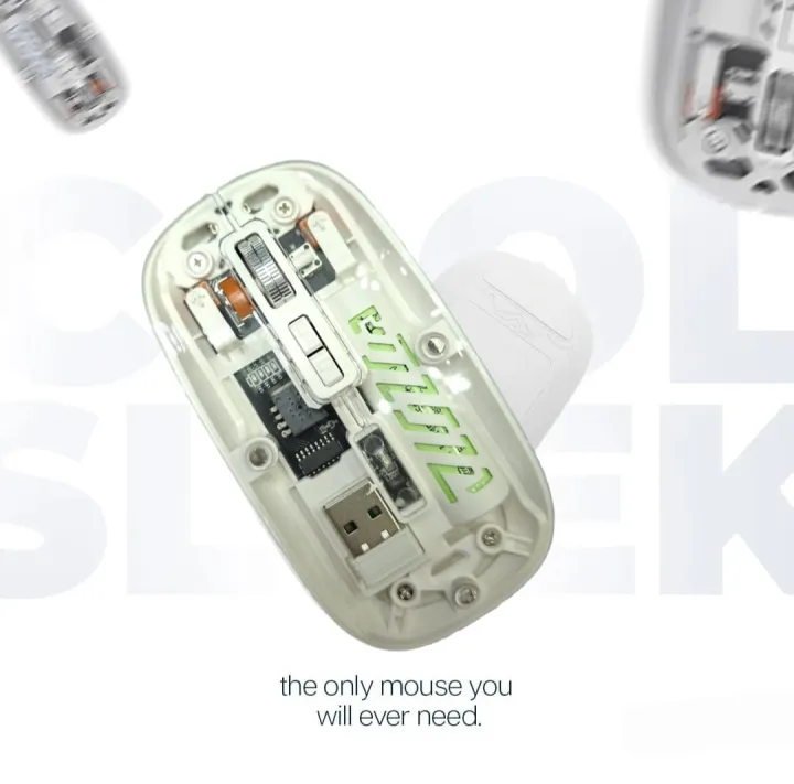 Wireless%20Bluetooth%20Transparent%20Mouse,%20Tri-Mode%20(BT5.1+%20BT5.1+%202.4GHz)%20Type%20C%20Rechargeable%20Mouse%20Silent%20Ultra%20Thin%204%20DPI%20Adjustable%20-%20Image%202
