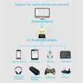 MINI USB Bluetooth 5.1 Dongle Adapter for PC Laptop Mouse Keyboard Tablet Phone Printer Game Speaker Wireless Transmit Receiver. 